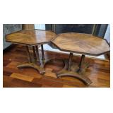 Vtg style wooden side tables