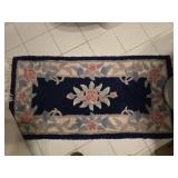 Small 21" by 43" entry rug
