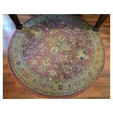 Approx 6 ft Round Decorative Area Rug