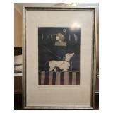 Signed and dated "Fools VI" Russian print 1988