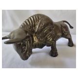 vintage mid-century modern solid brass charging