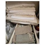 Lot of table clothes and cloth napkins