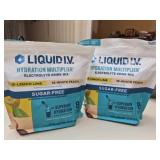 1 unopened bag & 1 opened bag of Liquid IV