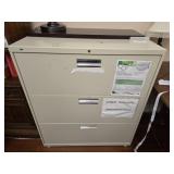 3 drawer metal filing cabinet