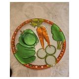 decorative glass platter by Lori Siebert