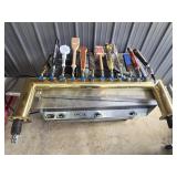 Brass color bar tap with handles