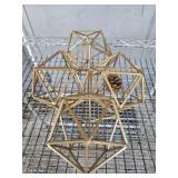 Lot of 4 metal decor