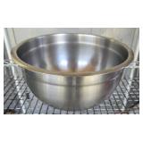 Large stainless mixing bowl