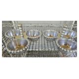 Pair of aluminum dish