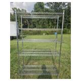 5 tier metal rack with wheels