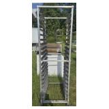 Commercial grade tall food tray cart
