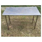 Stainless Steel Industrial Shop Table