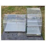 Lot of 2 Glass Kool More Brand Food Display Cases