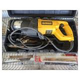 DeWalt reciprocating saw with spare blade