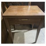 Vintage wood sewing machine cabinet