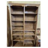 7 ft Tall Wooden Decorative Shelf