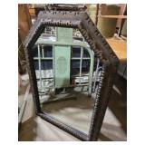 Wood frame mirror
