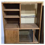 Vintage Decorative Cabinet with Shelves