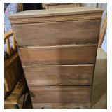 4 drawer wood chest of drawers