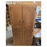 Light color wood cabinet