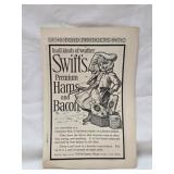Vintage Swift & Company Food Products Advertising