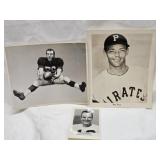 Vtg Press Photos of Football & Baseball Players