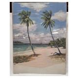 Beach Themed Print Unknown Artist