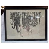 Signed Lisa Wilson Print of Tiger 4 of 500
