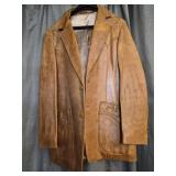STETSON Distressed Leather Men's Western Jacket