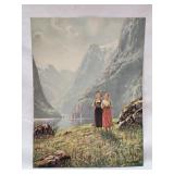 1835 Calendar Art Summer Day at Balestrand