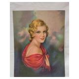 Vintage Calendar Art Sweetest Of All 3528 Print