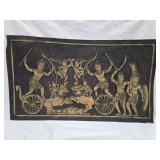 Southeast Asian Battle Scene Temple Rubbing