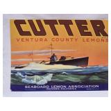 Vintage Cutter Ventura County Lemons California