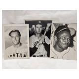 Ted Williams Satchel Paige & Jim Piersall Photos