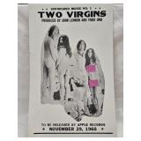 1968 Two Virgins by John Lennon & Yoko Ono Poster