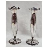 German Sterling Silver 835 WTB Bud Vases 104 g