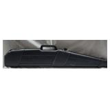 Black plastic hard gun case