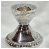 Sterling Silver Weighted Candlestick Holder 91 g