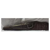 Vintage browning leather like soft gun case