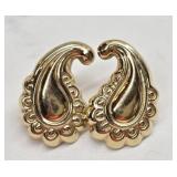 Pair of 14k Yellow Gold Earrings