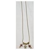 Sterling Silver 925 Necklace & Birthstone Charms