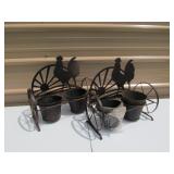 2 Chicken Planters