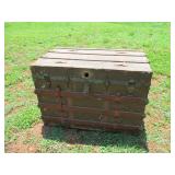Antique Steamer Trunk Chest