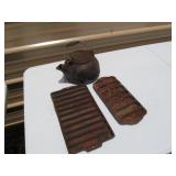 Corn Stick Pans and Cast Iron Kettle