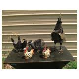 6 Piece Lot of Chicken / Rooster Decor