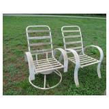 2 Metal Patio Chairs