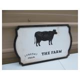 Fresh from the Farm Decor Sign