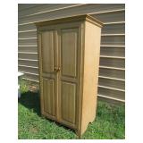 Antique Wardrobe - Been Stripped and new hardware