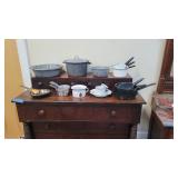 Enamel Ware and Empire Chest
