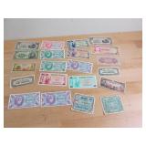 WW2 Japan, Germany, Military Certificates Money